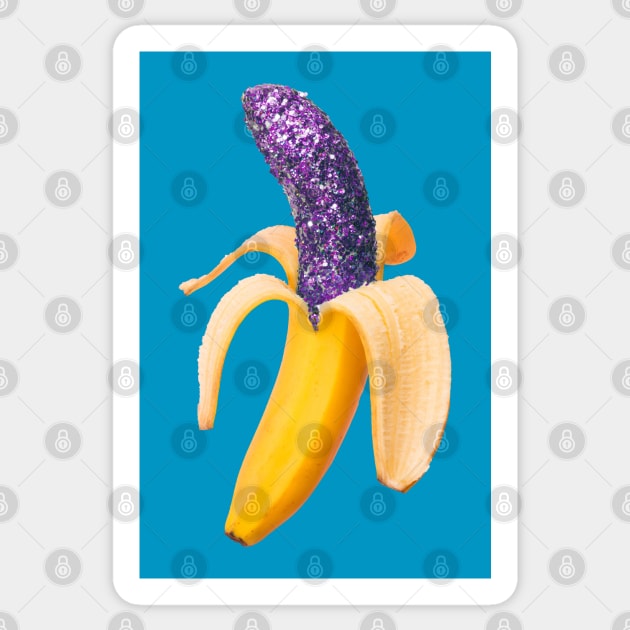 Glitter banana Sticker by byb